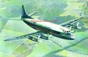 Vickers &quot;Viscount&quot;  lentokone    - kulkematon postikortti