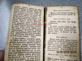 Lutheruksen Wähän Katechismuksen Yksinkertainen Selitys Kysymysten ja Wastausten kautta Toimitettu Olaus Swebiliukselta Archi-Pispalta Upsalasta 1831