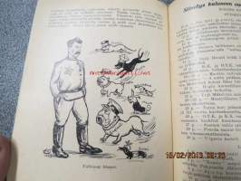 Punainen Kalenteri 1930 sis. mm. artikkelit; Simo Hurtta ja ihmissyöntiä Suomessa, Kanadan siirtolaiselämää, Töllinmies Amerikassa, Kaniininhoidosta, Ay-liike