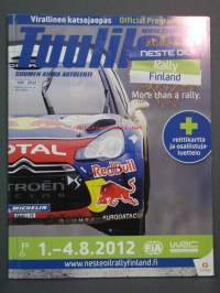 Tuulilasi nro 10B 2012, Neste Oil rally Finland 2012 erikoisnumero