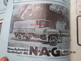 Automobil-Rundschau - Zeitschrift des Mitteleuropäischen Motorwagen-Vereins, Mitte Dezember 1913 -varhainen autolehti