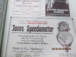 Automobil-Rundschau - Zeitschrift des Mitteleuropäischen Motorwagen-Vereins, Mitte Dezember 1913 -varhainen autolehti