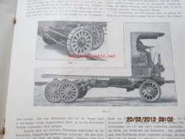 Automobil-Rundschau - Zeitschrift des Mitteleuropäischen Motorwagen-Vereins, Mitte Dezember 1913 -varhainen autolehti