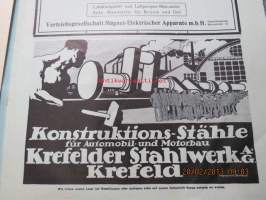 Automobil-Rundschau - Zeitschrift des Mitteleuropäischen Motorwagen-Vereins, Mitte November 1913 -varhainen autolehti