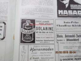 Automobil-Rundschau - Zeitschrift des Mitteleuropäischen Motorwagen-Vereins, Mitte November 1913 -varhainen autolehti