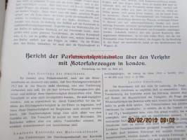 Automobil-Rundschau - Zeitschrift des Mitteleuropäischen Motorwagen-Vereins, Ende Oktober 1913 -varhainen autolehti