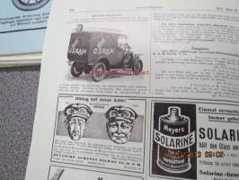 Automobil-Rundschau - Zeitschrift des Mitteleuropäischen Motorwagen-Vereins, Ende September 1913 -varhainen autolehti