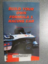 Build your own Formula 1 racing car - Team McLaren Mercedes MP4-13 Paper Model Booklet -askartelusarja