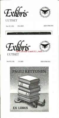 Exlibris uutiset 2003 nr 92 ja nr 93