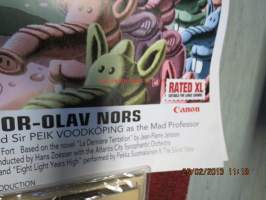 Anchovies from outer space -fiktiivinen Bonk-elokuva, juliste / -fictituous Bonk movie poster