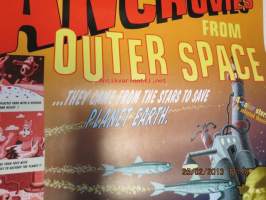 Anchovies from outer space -fiktiivinen Bonk-elokuva, juliste / -fictituous Bonk movie poster