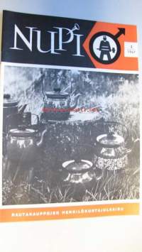 Nupi 1967 nr 2 - Rautakauppojen henkilökuntajulkaisu, Muutamia tietoja saunasta, Rautamyyjien peruskurssi, Keilamestaruus, Kesämökki, Kattokin on maalattava, ym.