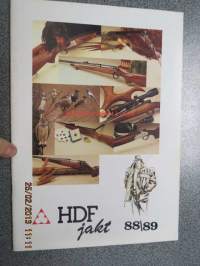 HDF jakt 1988-89 -myyntiesite