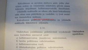 Suomen Paperitehtaitten Yhdistys sopimus