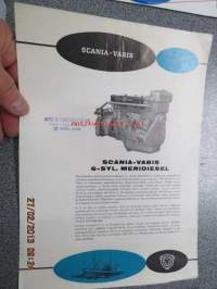 Scania-Vabis D11 6-sylinterinen meridieselmoottori -myyntiesite