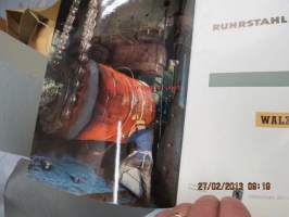 Ruhrstahl -teräsyhtiön esitteitä ym. materiaalia