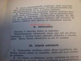 Automobiilitaksa Helsinki 1924