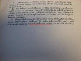 Automobiilitaksa Helsinki 1924