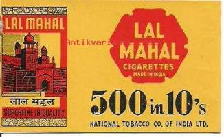 Lal Mahal   - tupakkaetiketti