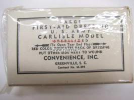 Large First Aid Dressing - US Army Carlisle model -pakkaus