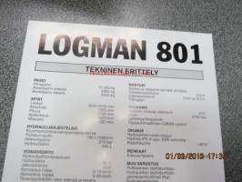 Logman 801 harvesteri -myyntiesite
