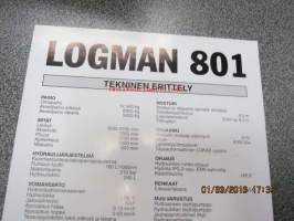 Logman 801 harvesteri -myyntiesite