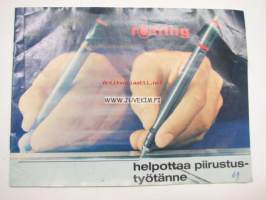 Rotring piirustusvälineet -myyntiesite