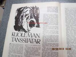 Miesten Kesken 1951 nr 5 -miehille suunnattu ajanvietelehti mm. artikkeli; Opiumsalakuljetusta kamelinvatsassa, Albert Einstein, Ympärileikkaus, Kevytmielinen