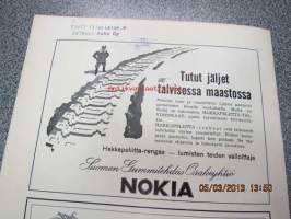 Suomen Autolehti 1951 nr 3 maaliskuu, sis. mm. seur artikkelit / kuvat / mainokset; Ajoneuvojen katsastuksista, Havaintoja Monte-Carlon ajosta, Nokia, Nulac