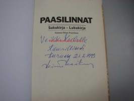 Paasilinnat. Sukukirja, lukukirja (kirjoittajan omistuskirjoituksella)