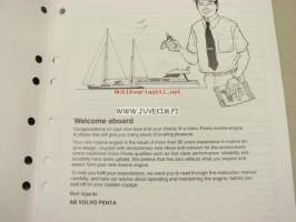 Volvo Penta KAD44P, KAMD44P Instruction book -käyttöohjekirja