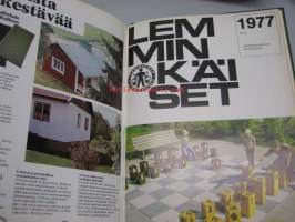 Lemminkäiset 1970-1977 (Lemminkäinen Oy yrityslehti - sidotut vuosikerrat)