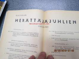 Herättäjäjuhlat Kouvola 2-4.7.1963 Juhlaopas