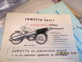 Jawa Jawetta de Luxe mopedi -myyntiesite