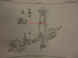 BMC - The  Austin 7 ton series 702  volume 2 service parts list - varaosakirja
