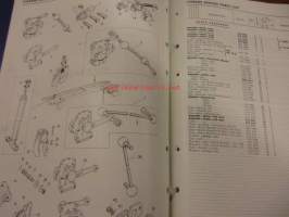 BMC Heavy Commercial vehicles type WEK 120 - Chassis service parts list
