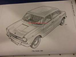 BMC - Austin  1800 Body  service parts list - varaosakirja