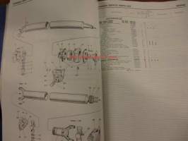 BMC commerial vehicle types FH K 160 - Chassis service parts list