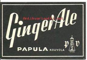 Ginger Ale  -   juomaetiketti