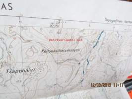 Soarvekielas 1:20 000 1973 topografinen kartta