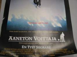 Äänetön voittaja - En tyst segrare -elokuvajuliste, Jamie Lee Curtis, Gregory Peck, David Field