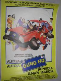 Gung Ho - autoja, autoja -elokuvajuliste, Michael Keaton, Ron Howard