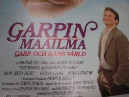 Garpin maailma - Garp och hans värld -elokuvajuliste, Robin Williams, Mary Elisabeth Hurt, George Roy Hill