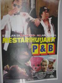 Mestarihuijarit P&amp;B -elokuvajuliste, Stellan Skarsgård, Allan Edwall, Hans Alfredson