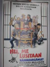 Hei, me lusitaan - Kåkfarargänget -elokuvajuliste, Richard Mulligan, Jeff Altman, George Mendeluk