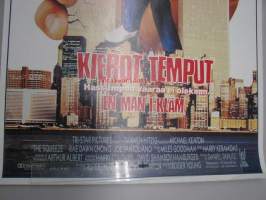Kierot temput - En man i kläm -elokuvajuliste,Michael Keaton, Rae Dawn Chong, Joe Pantoliano, Roger Young