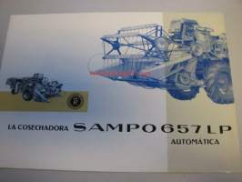 La cosechadora Sampo 657 LP automatica