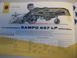 La cosechadora Sampo 657 LP automatica