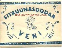 Sitruunasooda -   juomaetiketti