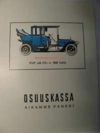 Osuuskassa /säästökortti / Fiat 24 CV v.1906